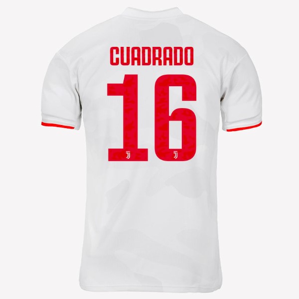Camiseta Juventus NO.16 Cuadredo 2ª 2019-2020 Gris Blanco